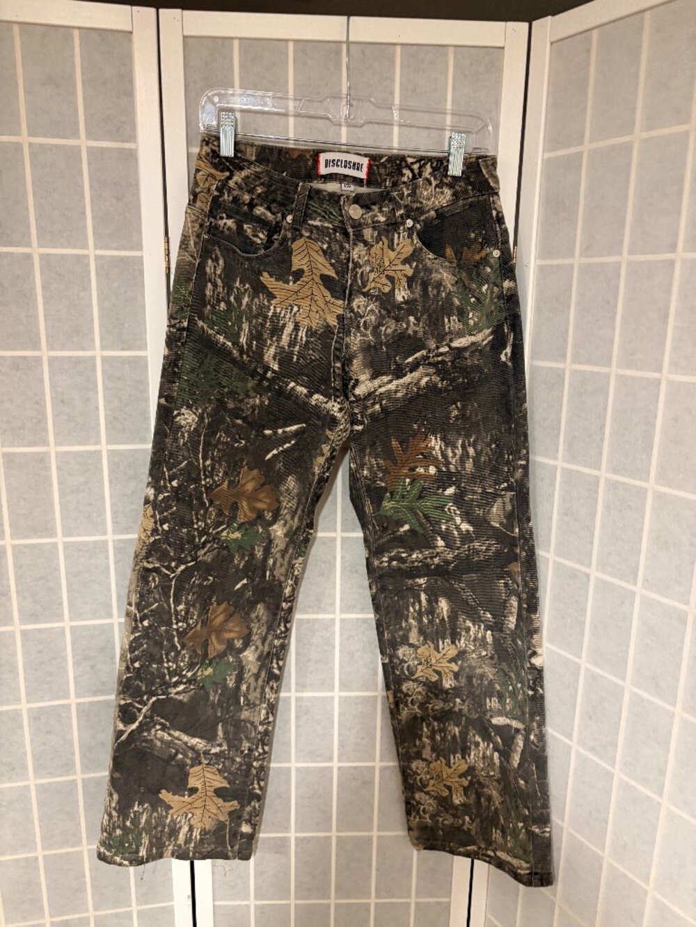 Disclosure Realtree Camo Straight Leg Jeans Size 1/25